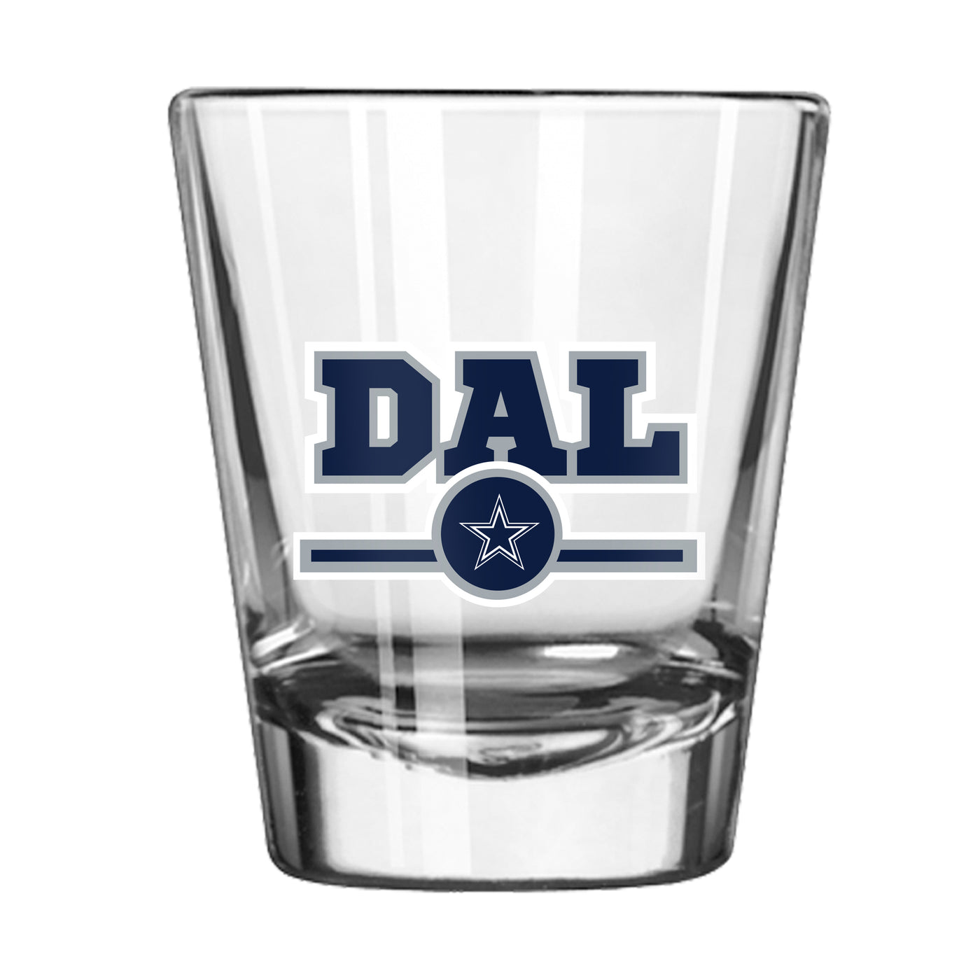 Dallas Cowboys 2oz Letterman Shot Glass