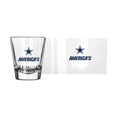 Dallas Cowboys 2oz Slogan Shot Glass