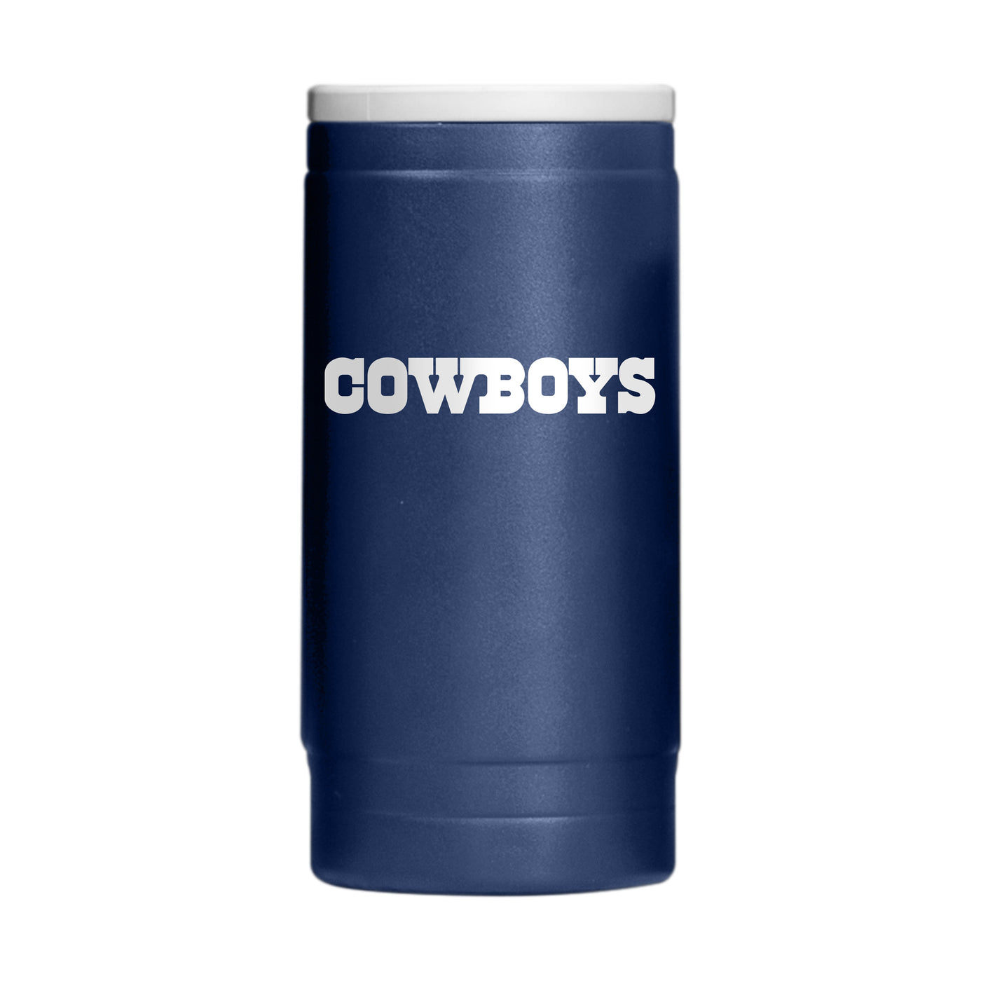 Dallas Cowboys Flipside Powder Coat Slim Can Coolie - Logo Brands