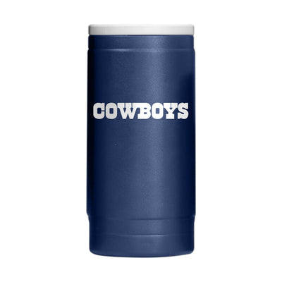 Dallas Cowboys Flipside Powder Coat Slim Can Coolie - Logo Brands