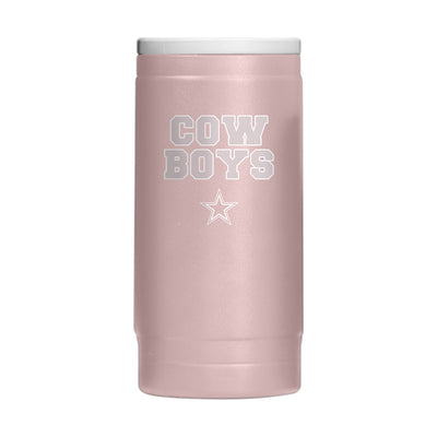 Dallas Cowboys  Stencil Powder Coat Slim Can Coolie