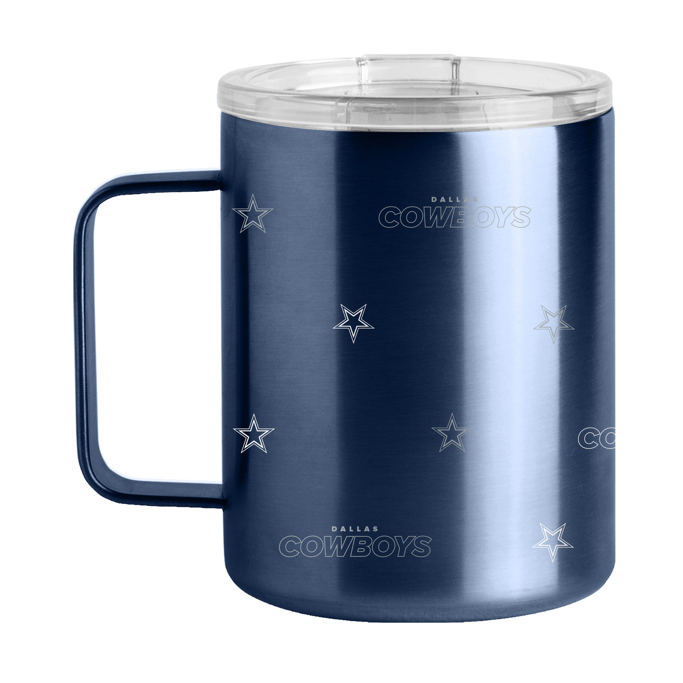 Dallas Cowboys 15oz Step And Repeat Stainless Steel Mug