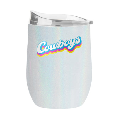 Dallas Cowboys 16oz Shadow Iridescent Curved Tumbler - Logo Brands