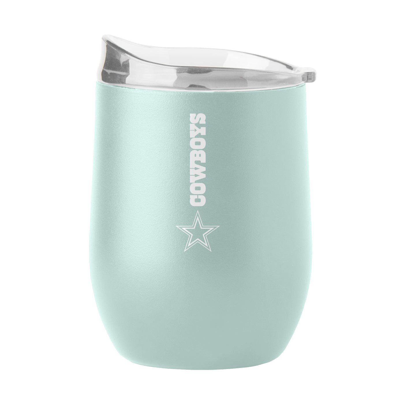 Dallas Cowboys 16oz Vertical Powder Coat Curved Beverage