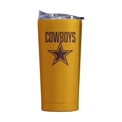 Dallas Cowboys 20oz Huddle Powder Coat Tumbler - Logo Brands