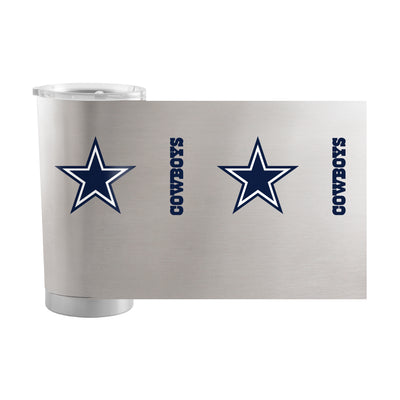 Dallas Cowboys Silver 20oz Gameday Stainless Tumbler