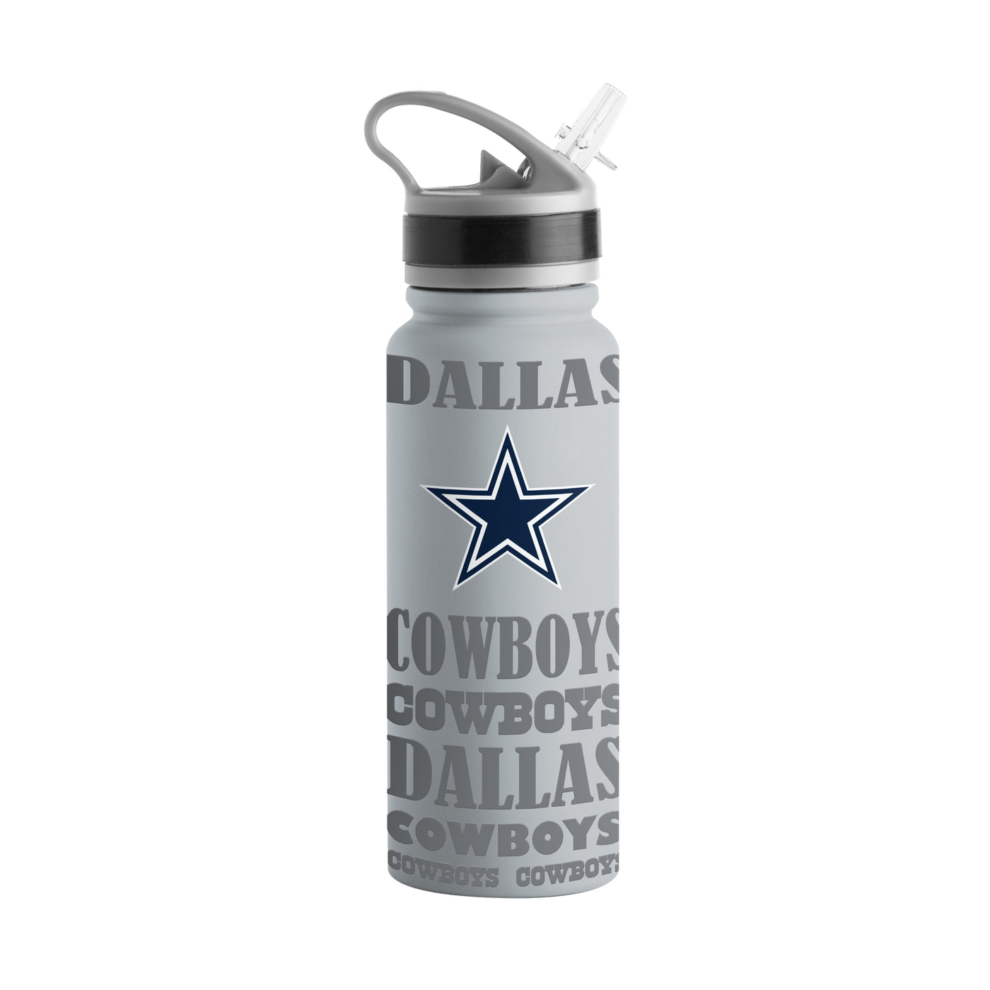Dallas Cowboys Gray 25oz Replay SingleWall FlipTop Bottle