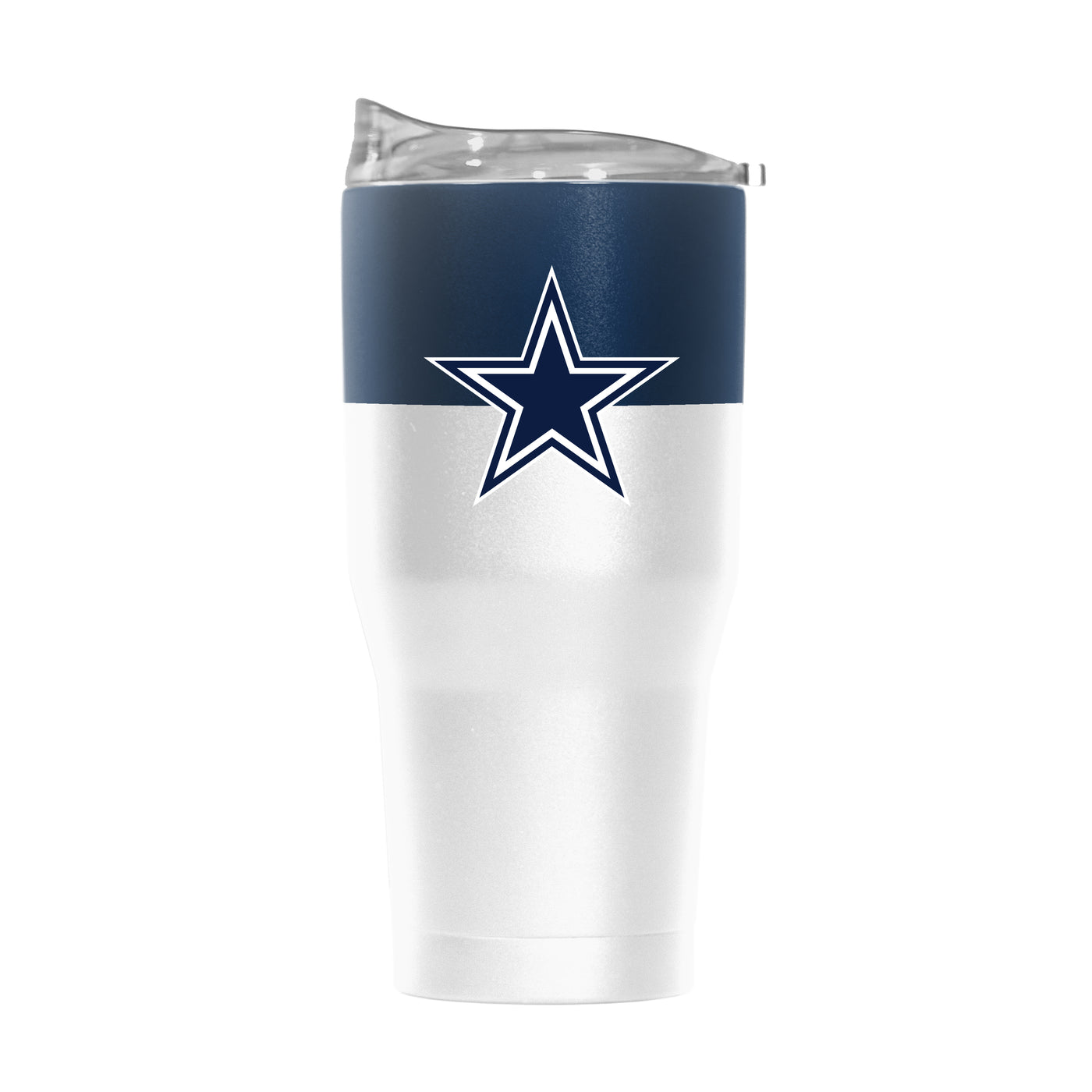 Dallas Cowboys 30oz Colorblock White Powder Coat Tumbler