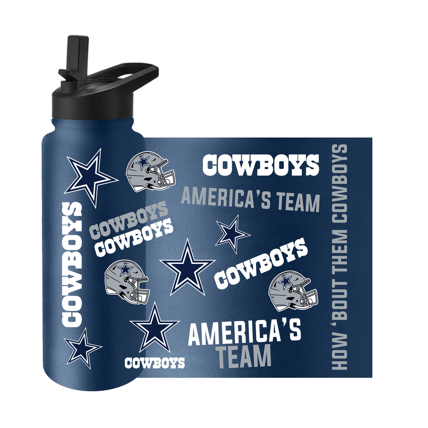 Dallas Cowboys 34oz Native Quencher Bottle