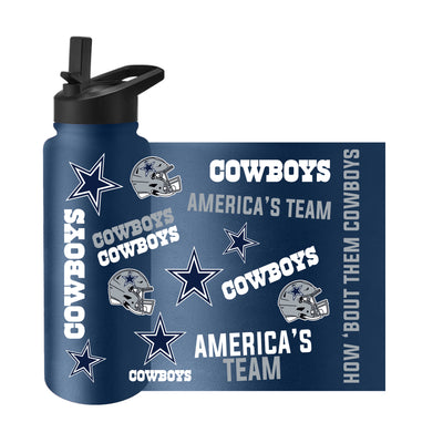 Dallas Cowboys 34oz Native Quencher Bottle