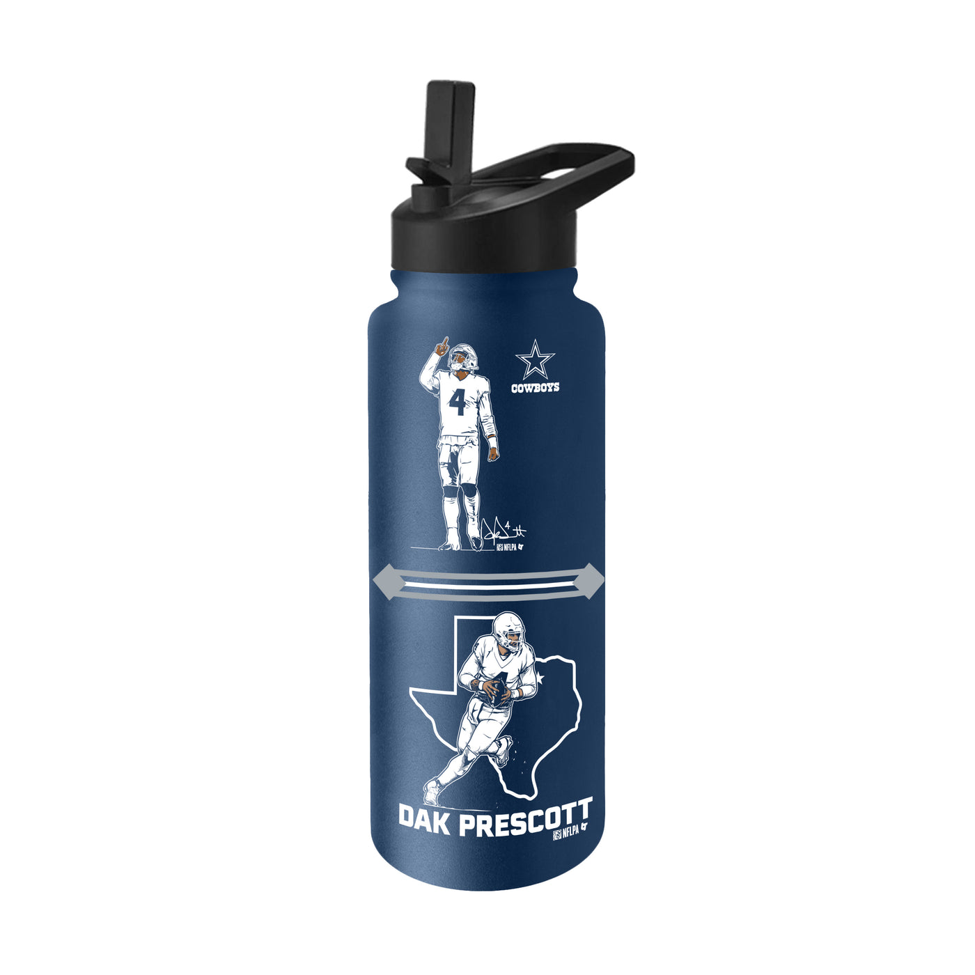 Dallas Cowboys/Breaking T 34oz Native Quencher Bottle