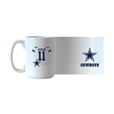 Dallas Cowboys 15oz Micah Parsons Jersey Sublimated Mug