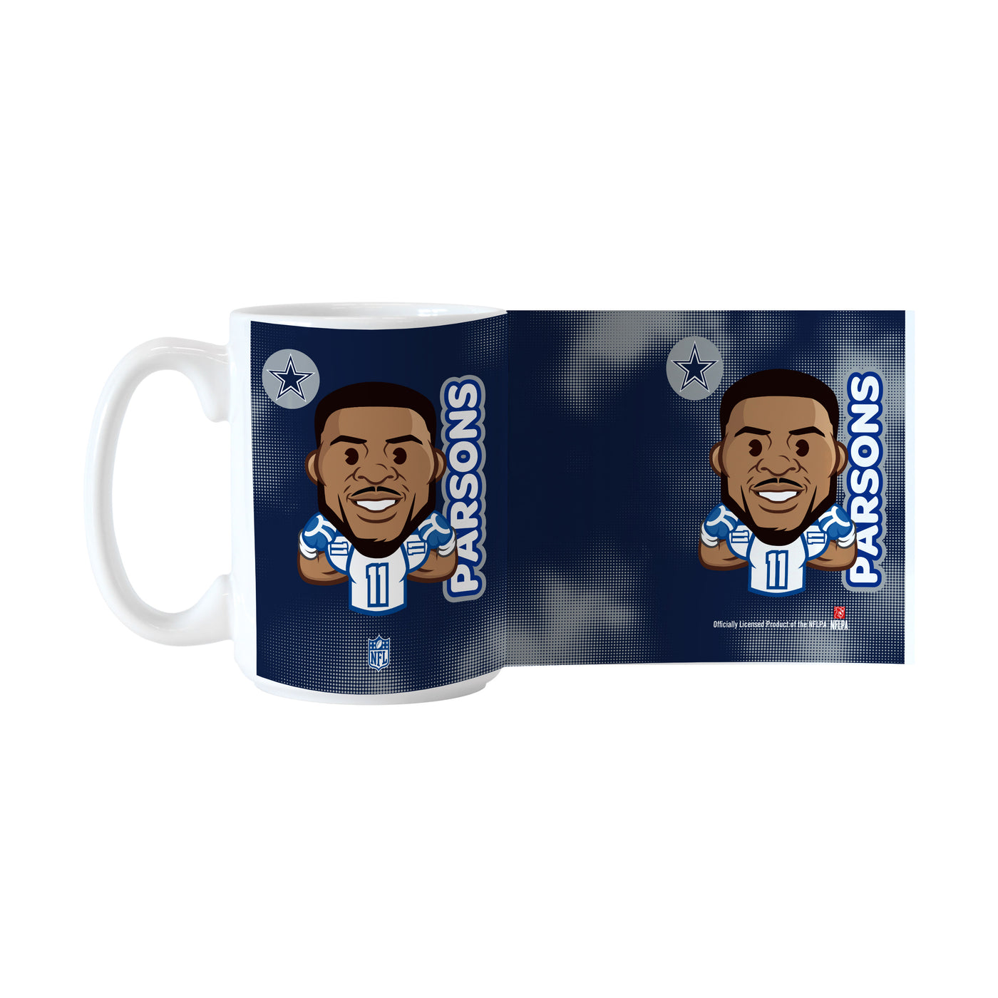 Dallas Cowboys Micah Parsons Caricature 15oz Sublimated Mug - Logo Brands