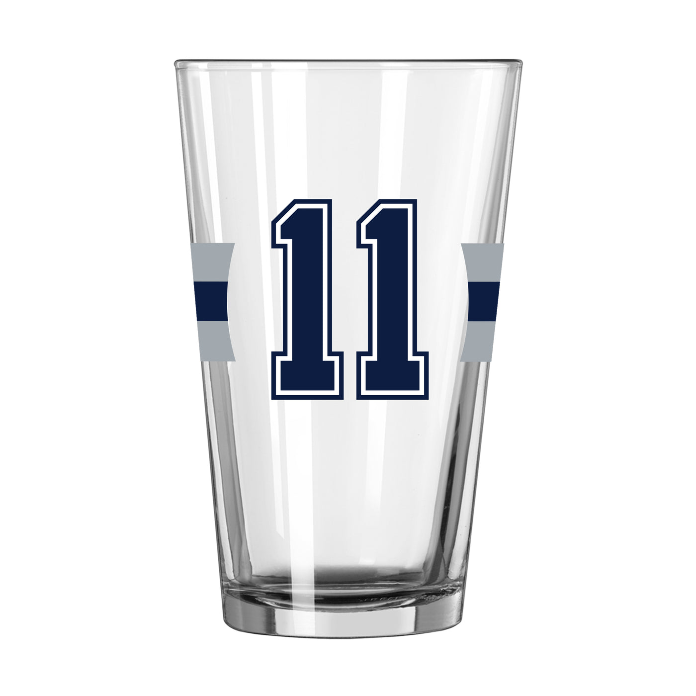 Dallas Cowboys Micah Parsons 16oz Stripe Pint Glass