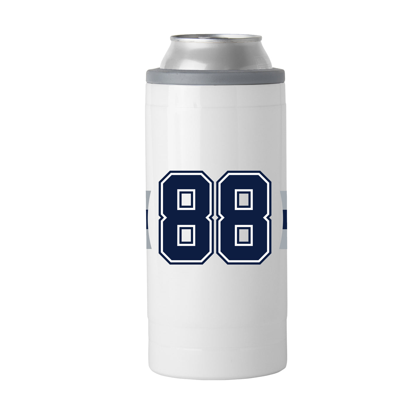 Dallas Cowboys Ceedee Lamb 12oz Stripe Slim Can Coolie