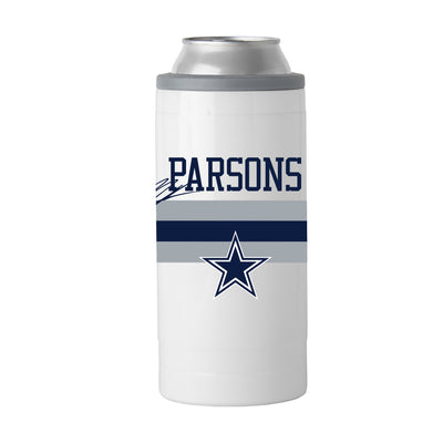 Dallas Cowboys Micah Parsons 12oz Stripe Slim Can Coolie