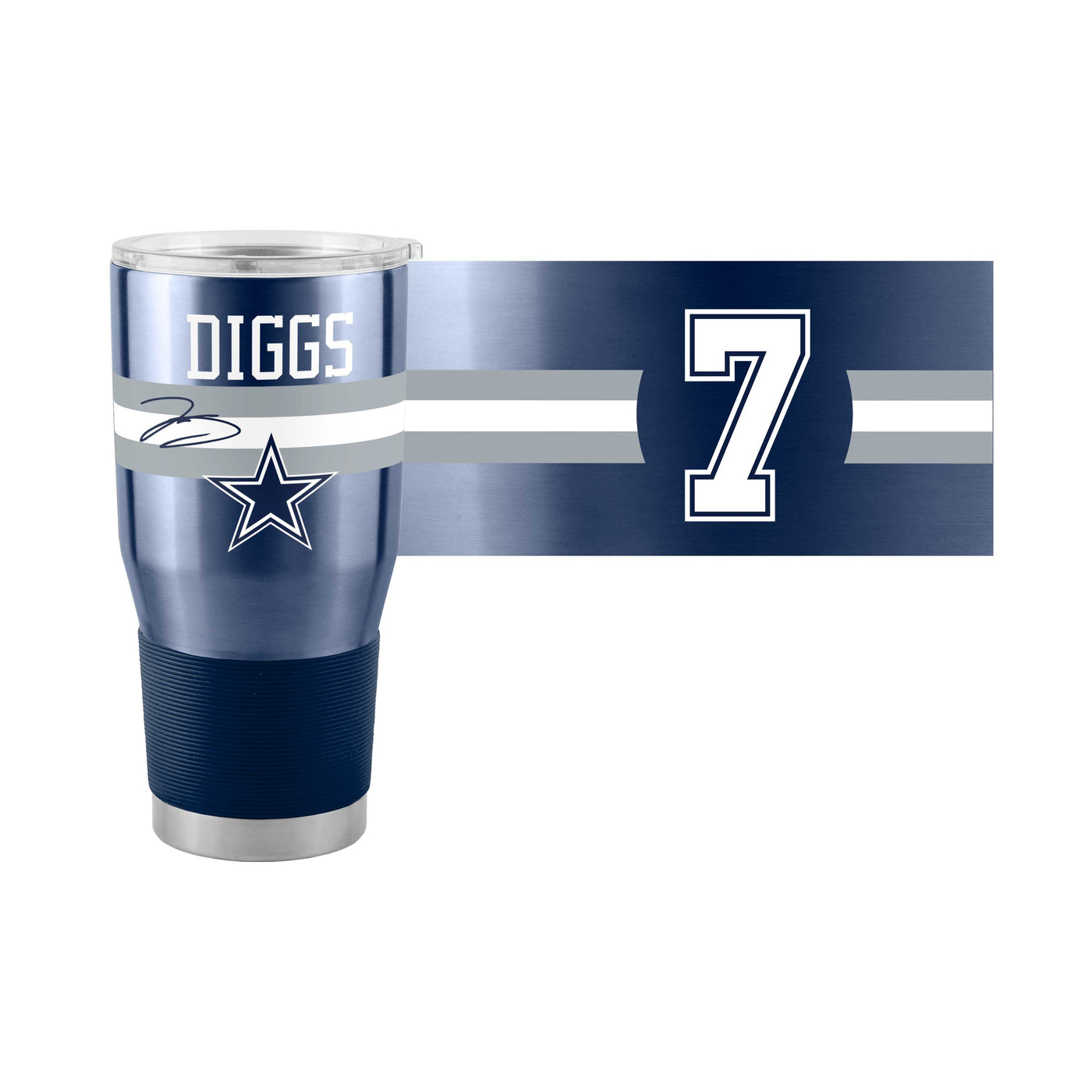 Dallas Cowboys Trevon Diggs 30oz Stripe Stainless Tumbler