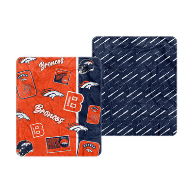 Denver Broncos Dream Weave Throw 50x60
