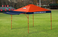 Denver Broncos 10x10 Canopy with Extendable Awning