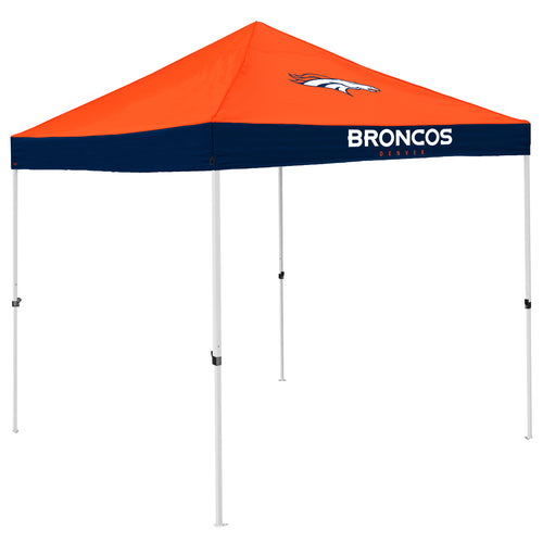 Denver Broncos economy canopy shelter by Logo Brands, portable outdoor shelter with team logo, ideal for tailgating and outdoor events.