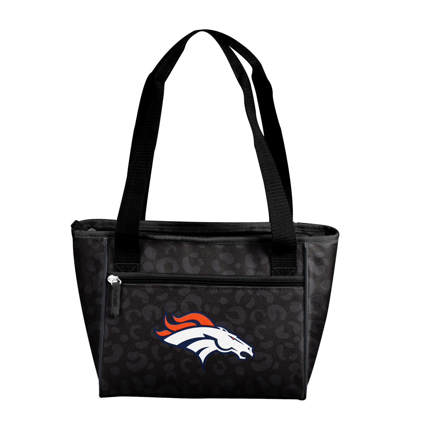 Denver Broncos Leopard Print 16 Can Cooler Tote