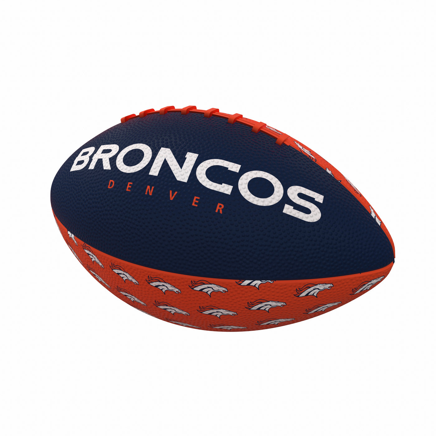 Denver Broncos Repeating Mini-Size Rubber Football