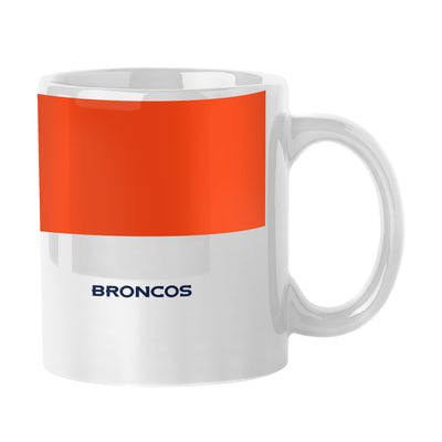 Denver Broncos 11oz Colorblock Sublimated Mug