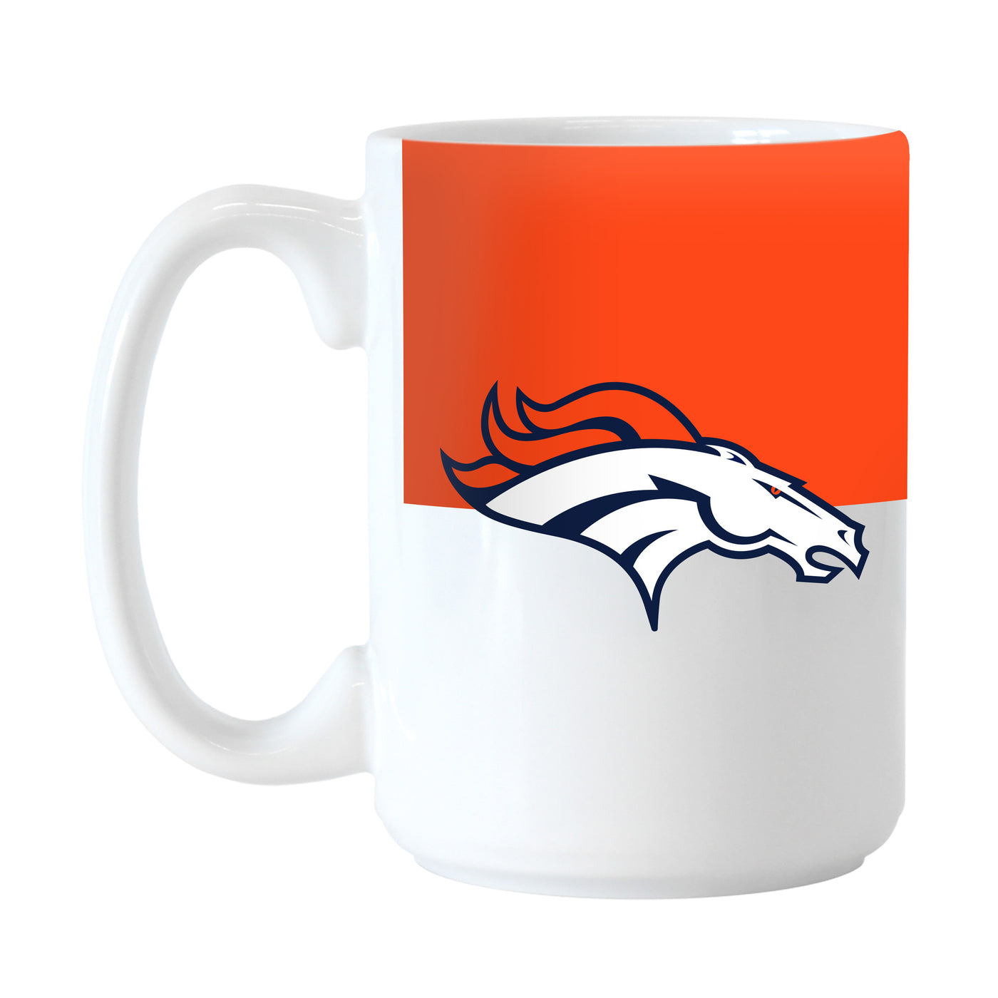 Denver Broncos 15oz Colorblock Sublimated Mug