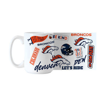 Denver Broncos 15oz Native Sublimated Mug