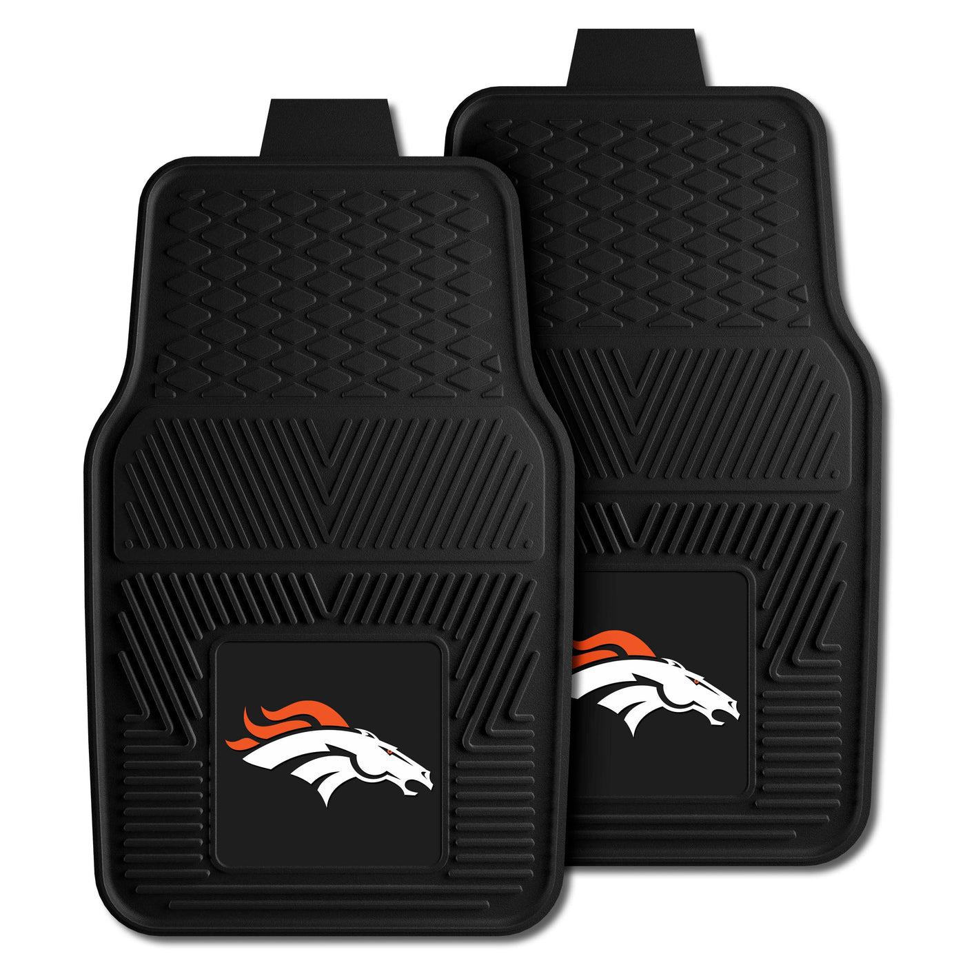 NFL - Denver Broncos 2-pc Vinyl Car Mat Set