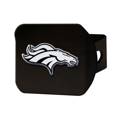 NFL - Denver Broncos Chrome on Black Hitch Cover