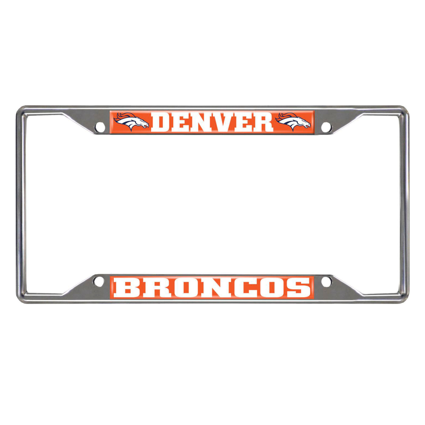 NFL - Denver Broncos Chrome License Plate Frame