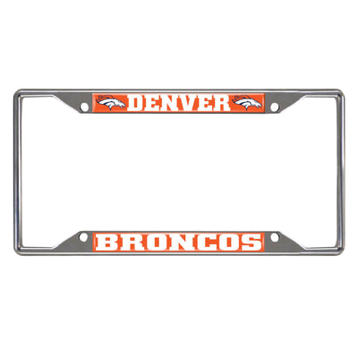NFL - Denver Broncos Chrome License Plate Frame