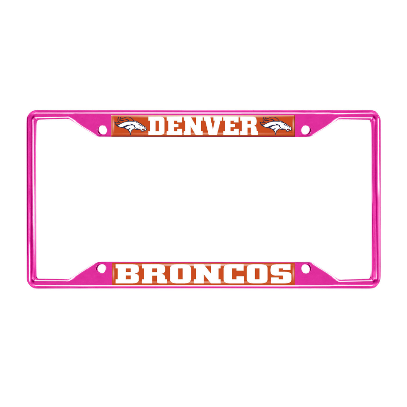 NFL - Denver Broncos-Pink License Plate Frame