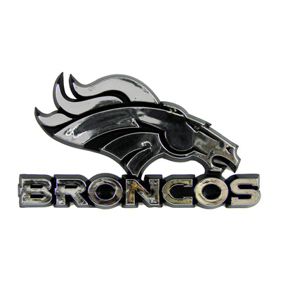 NFL - Denver Broncos Plastic Chrome Emblem