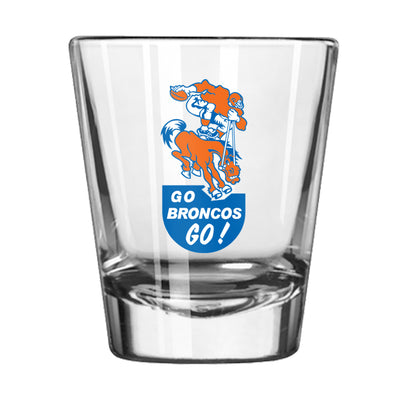 Denver Broncos 2oz Retro Shot Glass