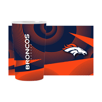 Denver Broncos Geometric Hardwall Cup 4 Pack