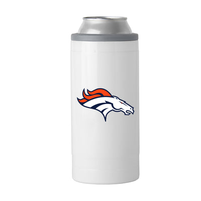 Denver Broncos Letterman 12 oz Slim Can Coolie