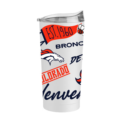 Denver Broncos 20oz Native Powder Coat Tumbler