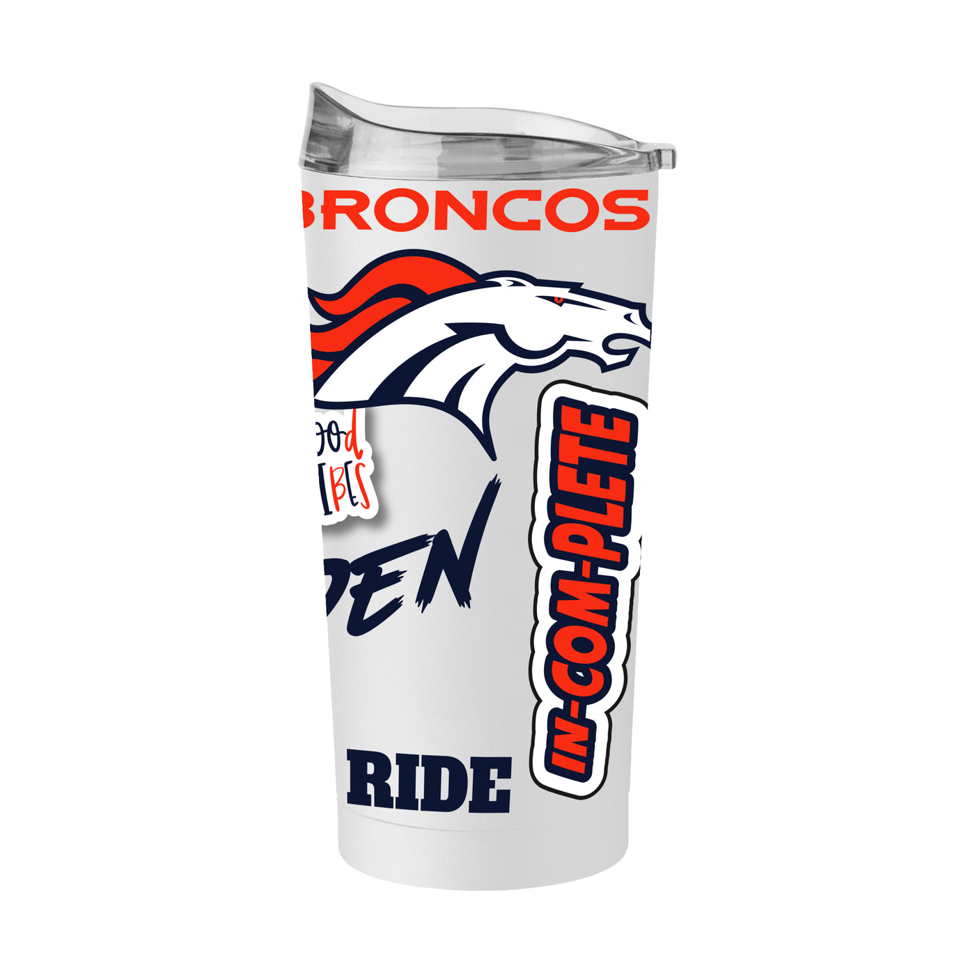 Denver Broncos 20oz Native Powder Coat Tumbler