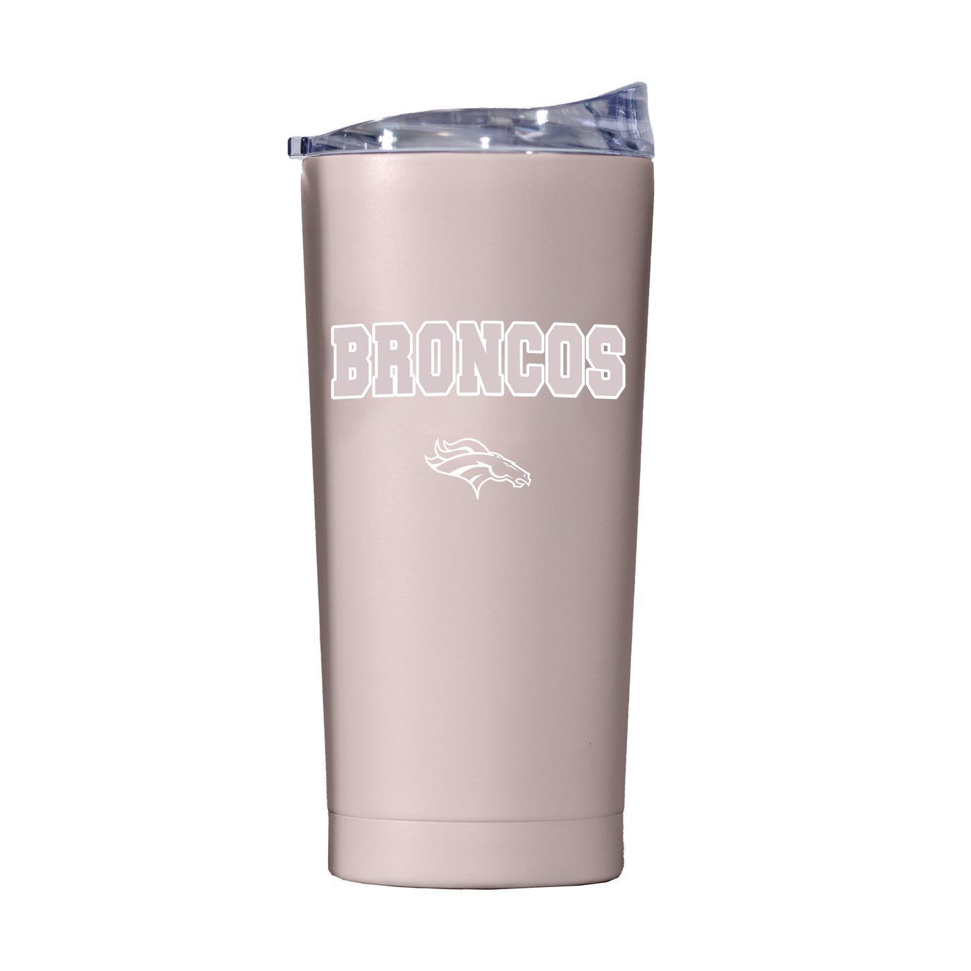 Denver Broncos 20oz Stencil Powder Coat Tumbler