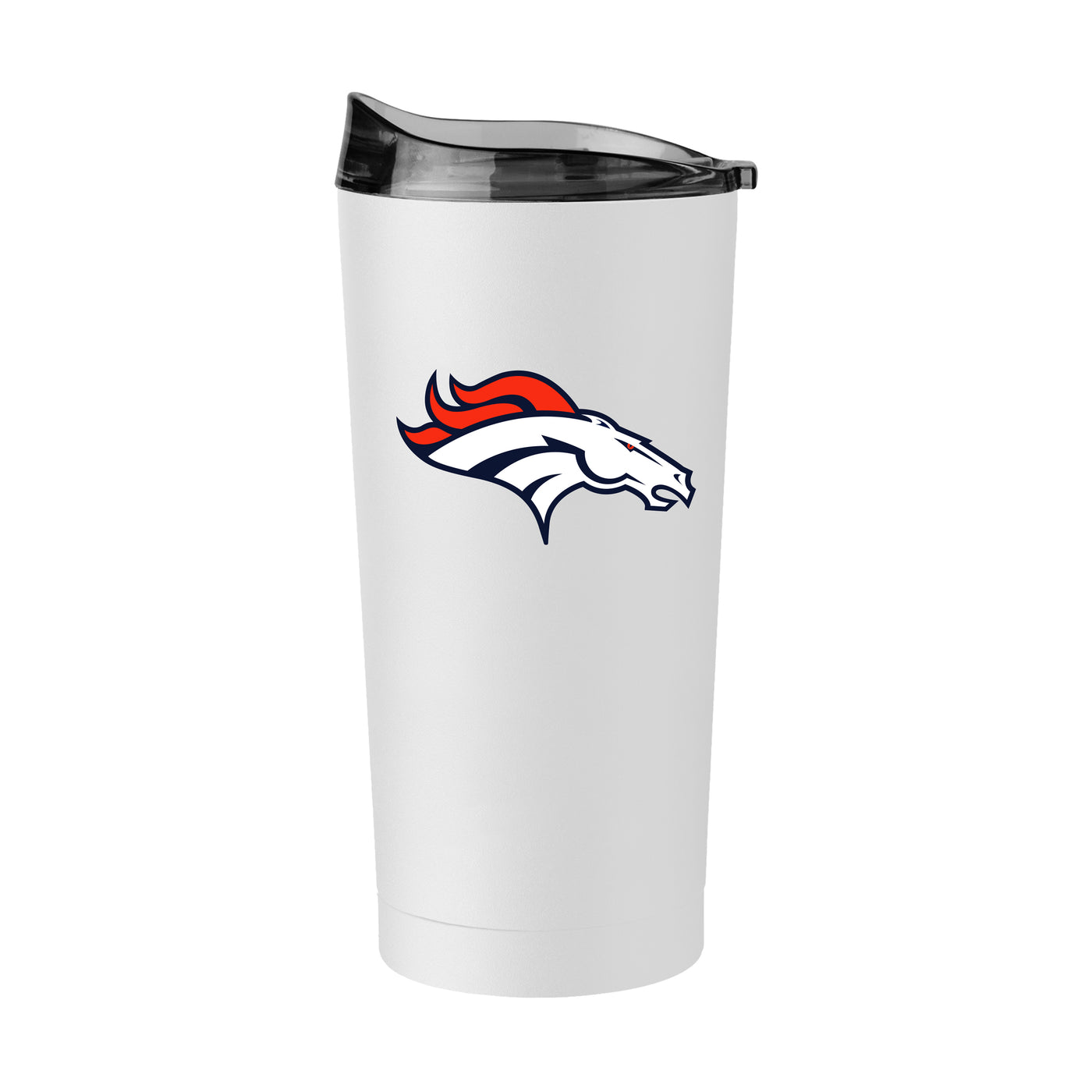 Denver Broncos 20oz Swagger White Powder Coat Tumbler