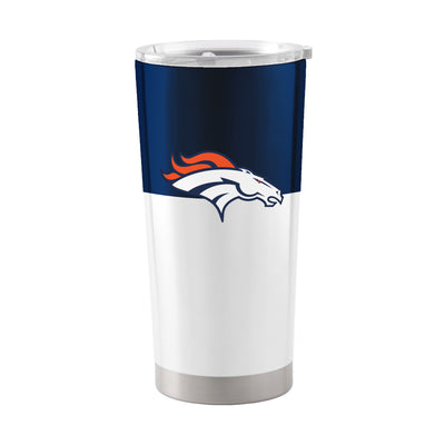 Denver Broncos Colorblock 20oz Stainless Tumbler - Logo Brands