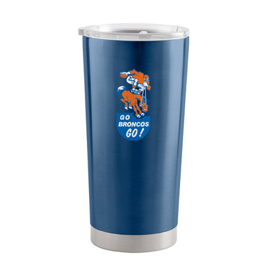 Denver Broncos 20oz Retro Stainless Steel Tumbler