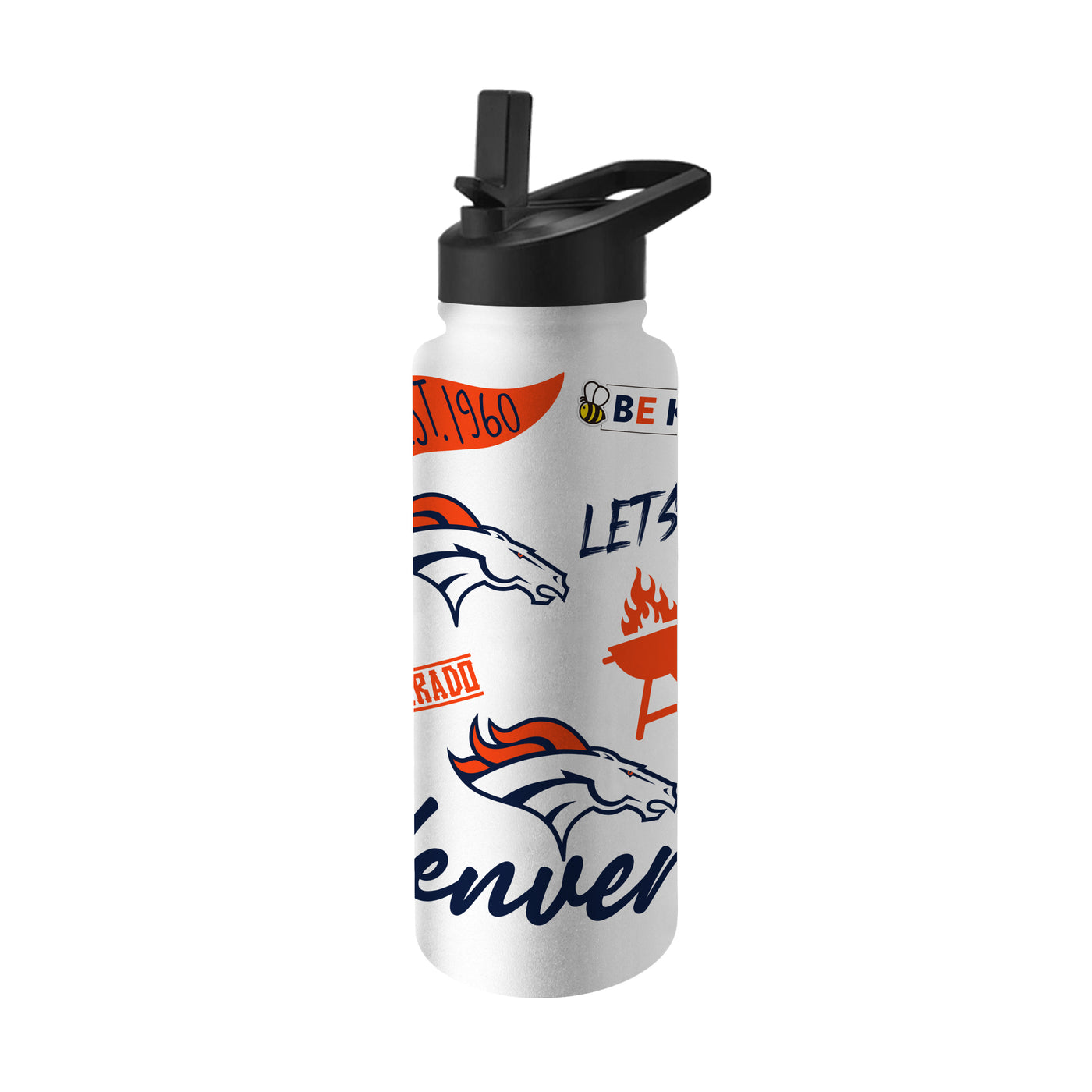 Denver Broncos 34oz Native Quencher Bottle