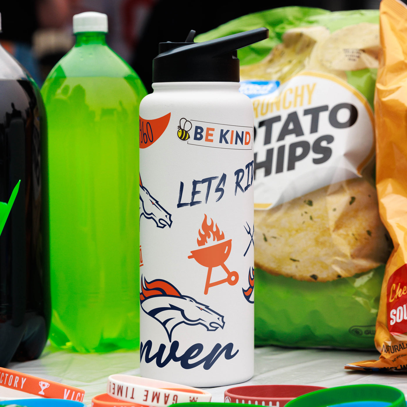 Denver Broncos 34oz Native Quencher Bottle