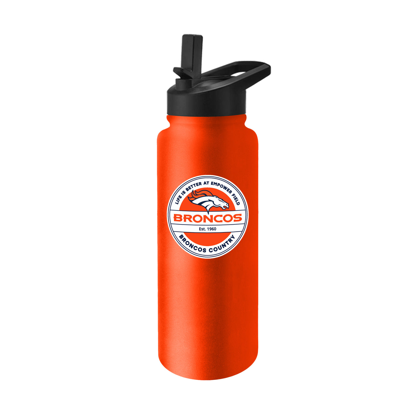 Denver Broncos 34oz Broncos Country Quencher Bottle