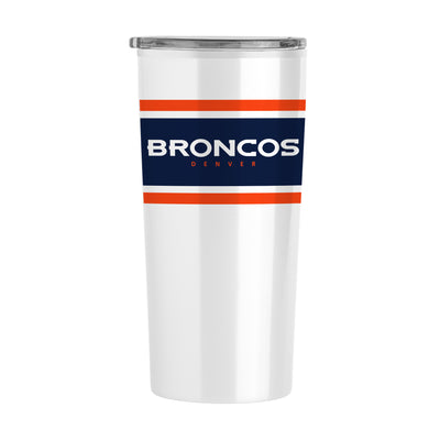 Denver Broncos 20oz Stripe Fusion Tumbler