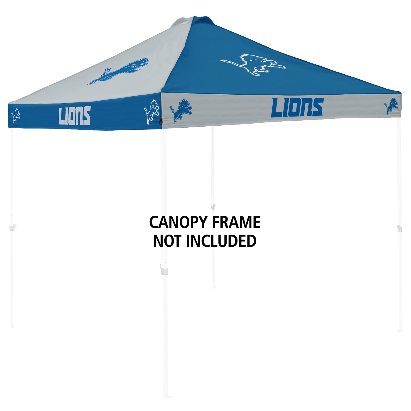 Detroit Lions Checkerboard Canopy Top