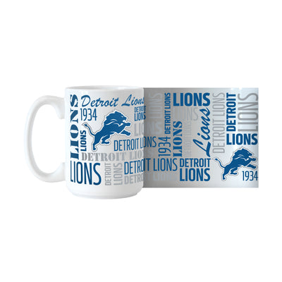 Detroit Lions 15oz Spirit Sublimated Mug